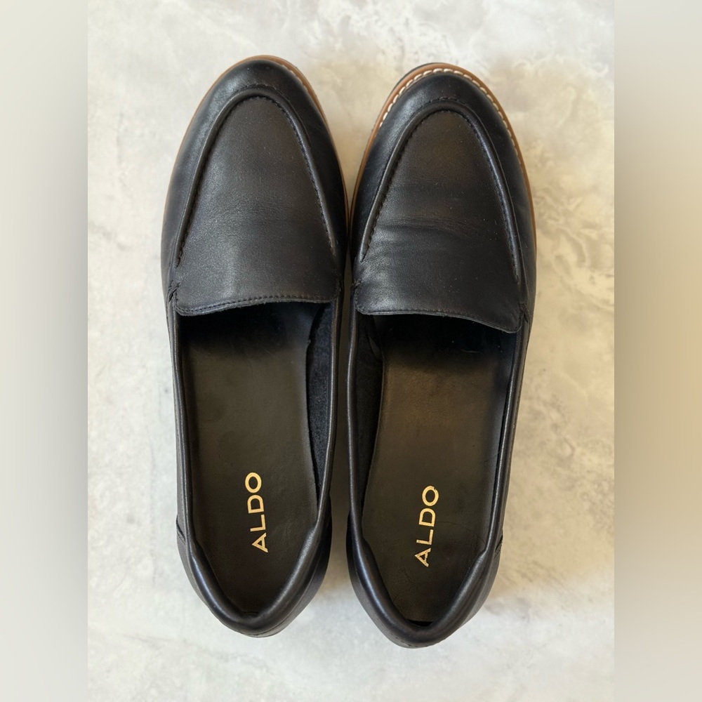 ALDO Women’s Black Loafers, 6.5 - Picture 3 of 6